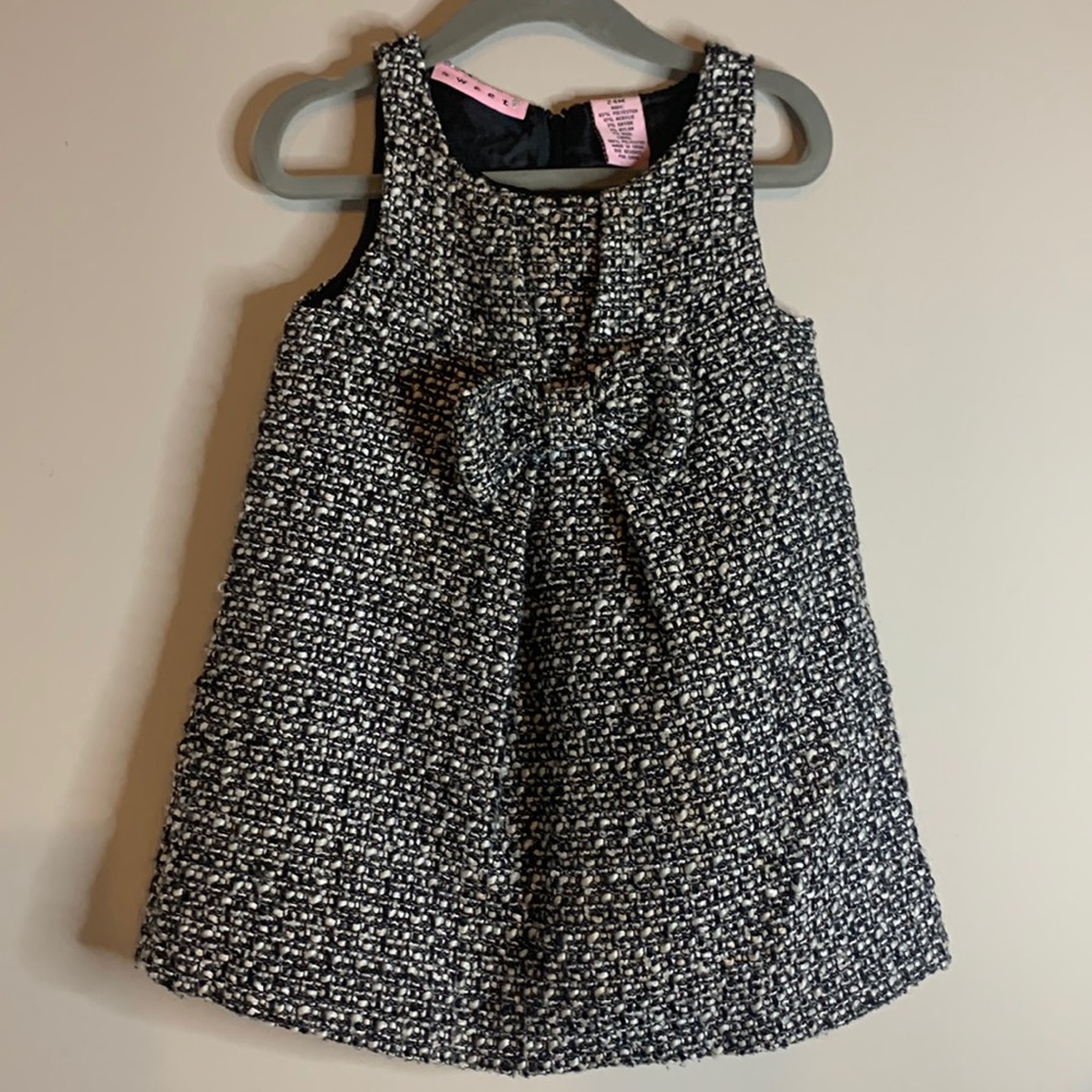 Tweed A line girls dress
